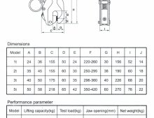 Delta Vertical Lifting clamp – JCD model